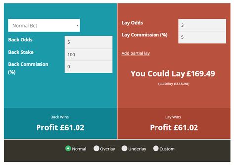 arbing calculator